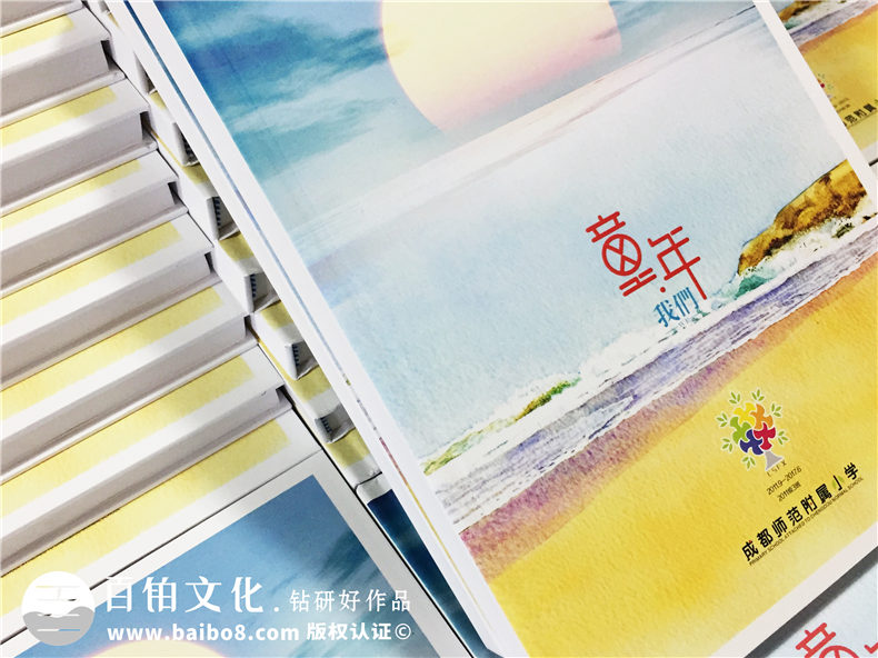 天真爛漫風(fēng)小學(xué)畢業(yè)紀(jì)念相冊設(shè)計-六年級畢業(yè)留念冊-成師附小