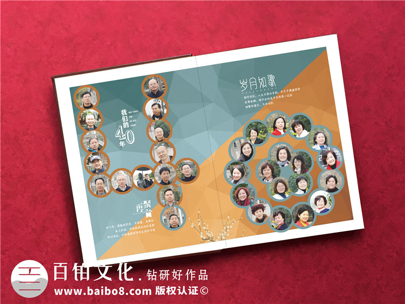 40年同學聚會相冊影集序言-40周年同學回憶錄相冊