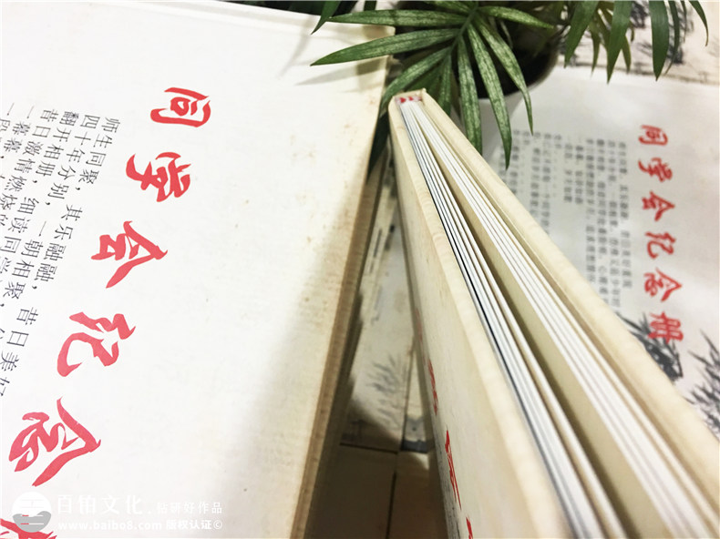 成都桑園初中同學40周年聚會紀念冊設計制作