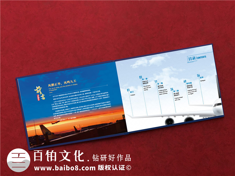 項目建設收官驗收回顧紀念相冊-項目竣工匯報畫冊