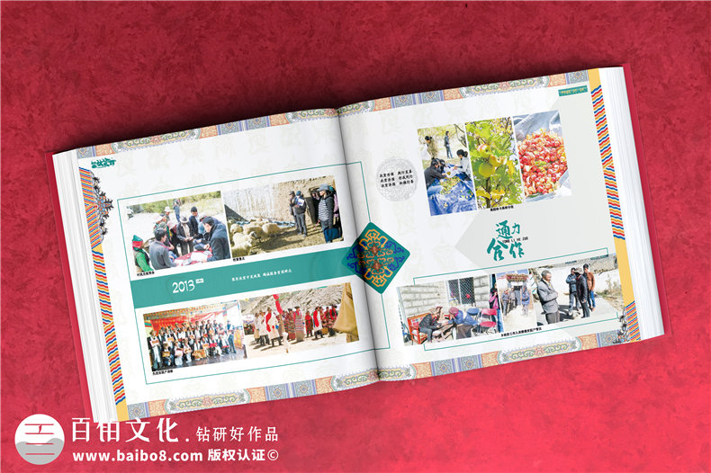 脫貧攻堅(jiān)成就畫冊-扶貧工作隊(duì)員離別留念相冊影集制作