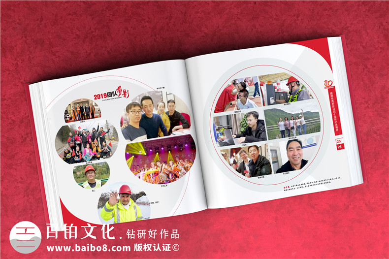 周年企業(yè)畫冊-十周年記錄畫冊送給員工團(tuán)隊(duì)