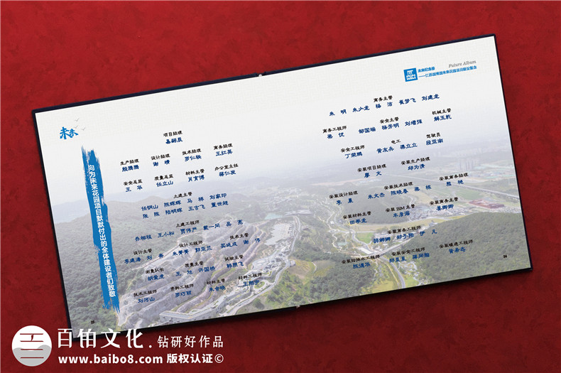 項(xiàng)目部團(tuán)隊(duì)相冊制作-項(xiàng)目結(jié)束圖片做成影集