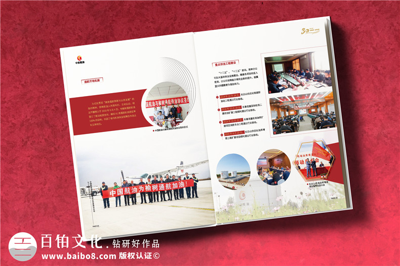 公司成立三十周年紀(jì)念畫冊-單位30周年圖冊內(nèi)容設(shè)計(jì)