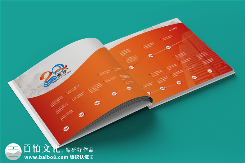 企業(yè)20年畫冊-公司廠慶回憶錄周年大事記書籍設計制作