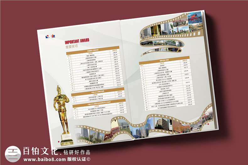 建工集團(tuán)60周年紀(jì)念畫冊(cè)設(shè)計(jì)制作-匠心精筑，行穩(wěn)致遠(yuǎn)