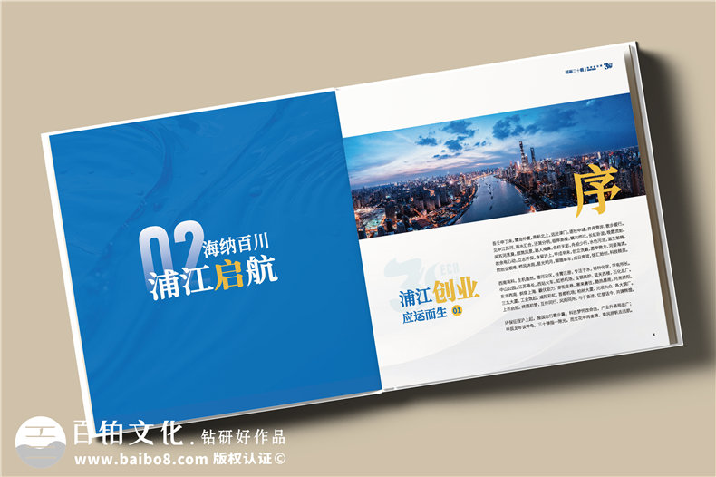 上市集團公司三十周年紀念冊-企業(yè)發(fā)展成果回顧畫冊設計