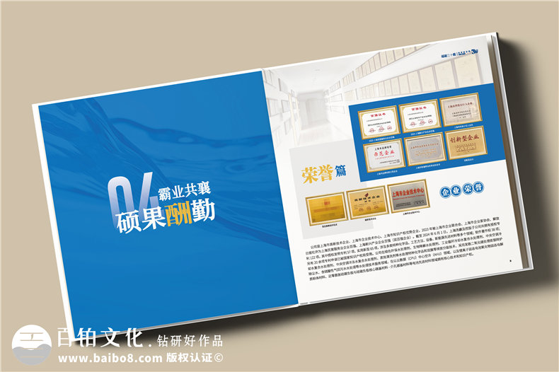 上市集團公司三十周年紀念冊-企業(yè)發(fā)展成果回顧畫冊設計