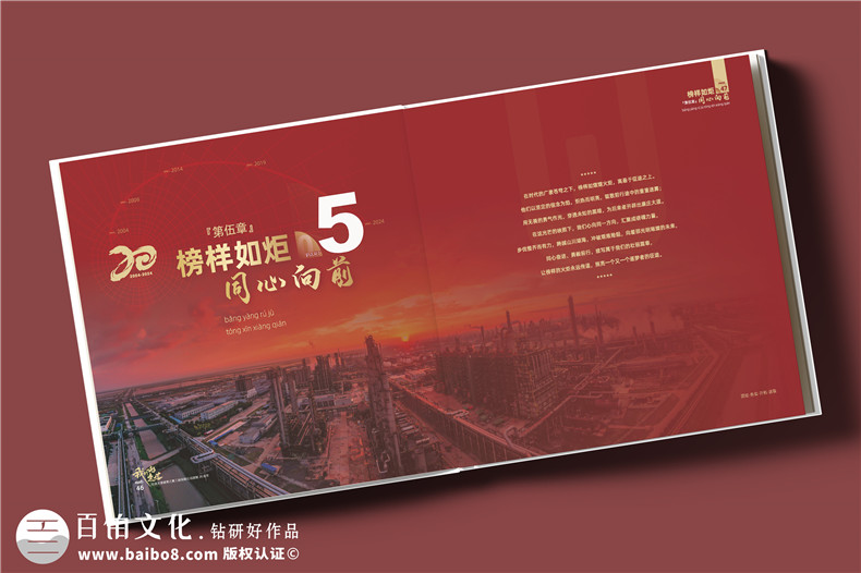 化工企業(yè)20周年紀(jì)念冊設(shè)計定制--鐫刻輝煌,展望未來?