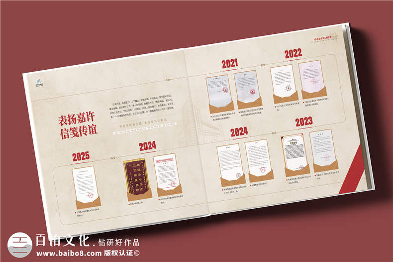 建筑行業(yè)公司成立20周年紀(jì)念冊-工程公司周年慶畫冊