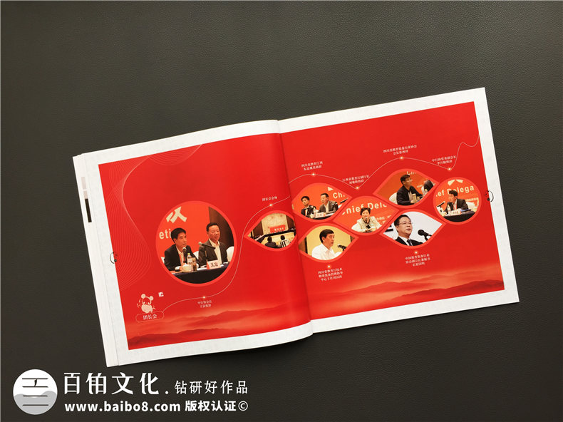 企業(yè)相冊制作-大型活動現(xiàn)場紀(jì)念相冊設(shè)計(jì)-把傳統(tǒng)元素引入畫冊