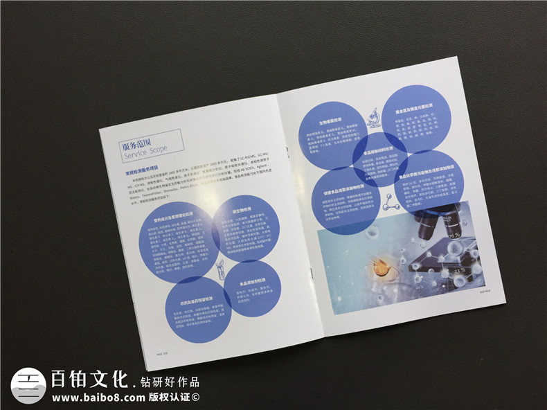 【食品檢測公司宣傳冊設計】食品企業(yè)畫冊制作-長沙畫冊設計公司
