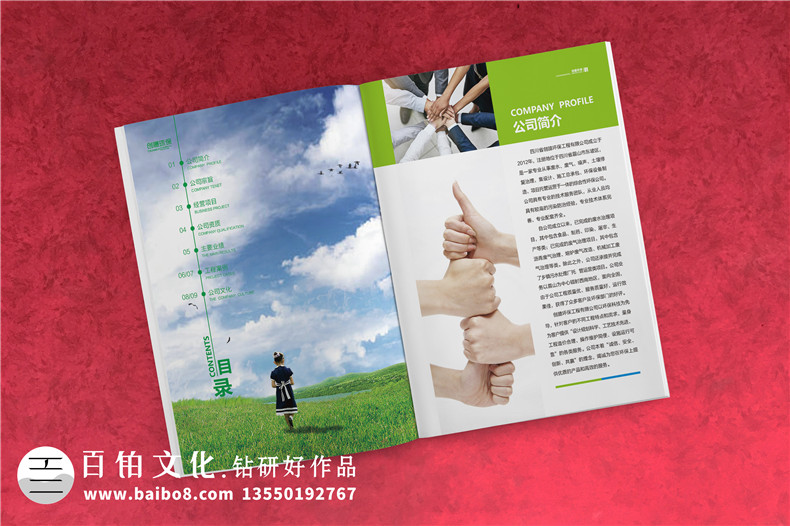 環(huán)?？萍脊拘麄鲀栽O計-綠色環(huán)保企業(yè)宣傳冊設計的核心內(nèi)容第2張-宣傳畫冊,紀念冊設計制作-價格費用,文案模板,印刷裝訂,尺寸大小