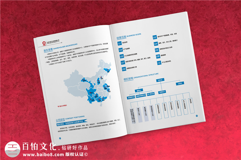 建材公司宣傳冊設(shè)計怎么做-礦業(yè)工程公司畫冊