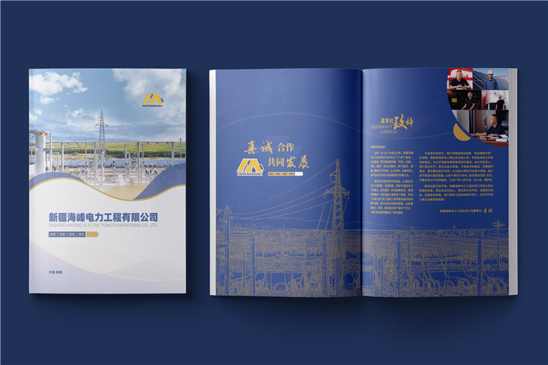 電力工程建設(shè)公司宣傳冊設(shè)計(jì)-電力設(shè)備制造公司畫冊制作