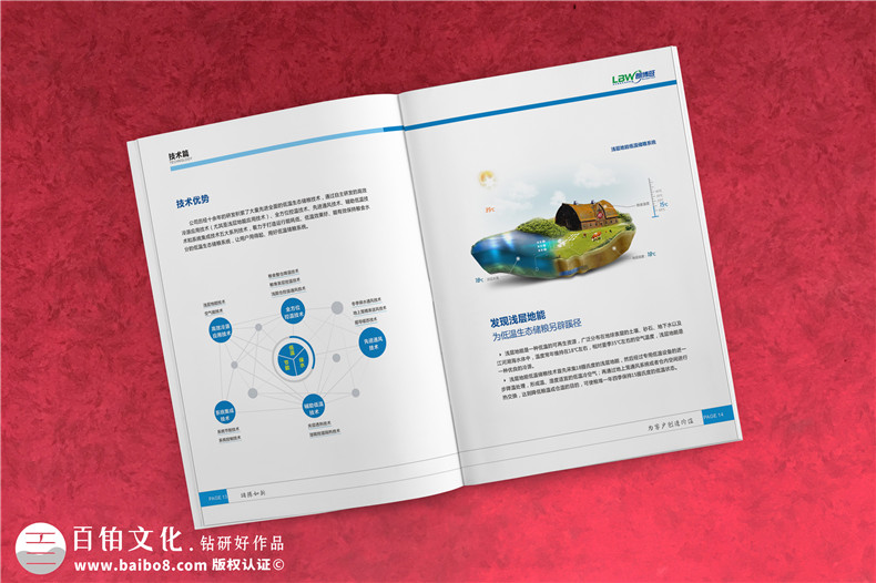 農(nóng)業(yè)科技公司宣傳畫冊設計-低溫生態(tài)儲糧高新技術企業(yè)樣本印刷制作