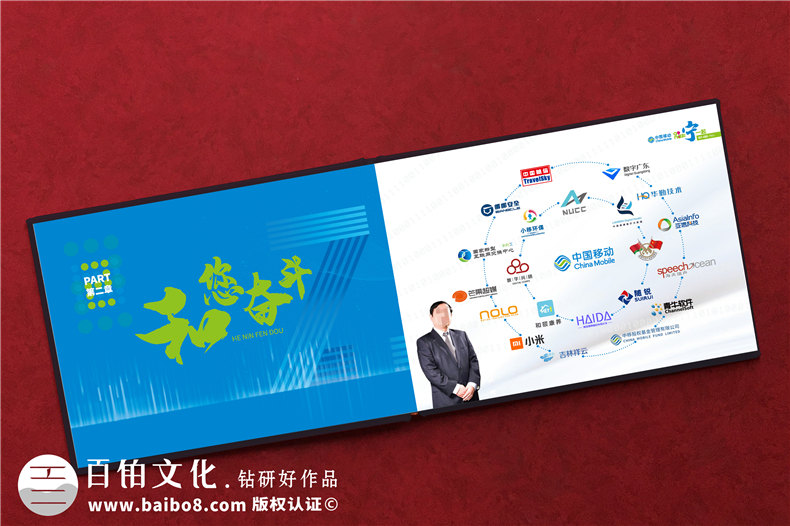 老領導退休離任照片如何做紀念冊-領導定制高檔相冊一般分幾個版塊