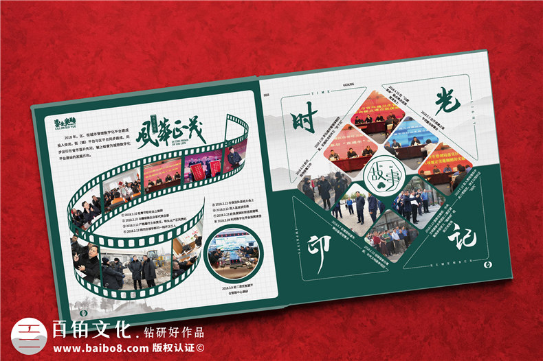 領(lǐng)導(dǎo)年度畫(huà)冊(cè)-政協(xié)主席黨員局長(zhǎng)退休紀(jì)念冊(cè)