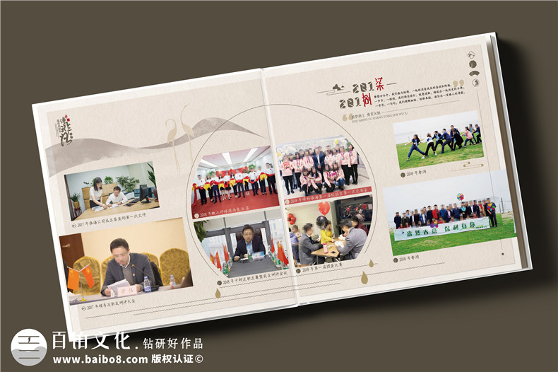 簡(jiǎn)約中式風(fēng)格領(lǐng)導(dǎo)調(diào)任紀(jì)念冊(cè)設(shè)計(jì)-皮面高檔領(lǐng)導(dǎo)相冊(cè)