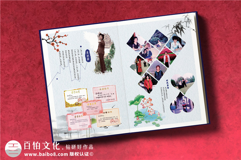 給單位退休員工設(shè)計相冊,全體退休人員紀念相冊統(tǒng)一編輯怎么做
