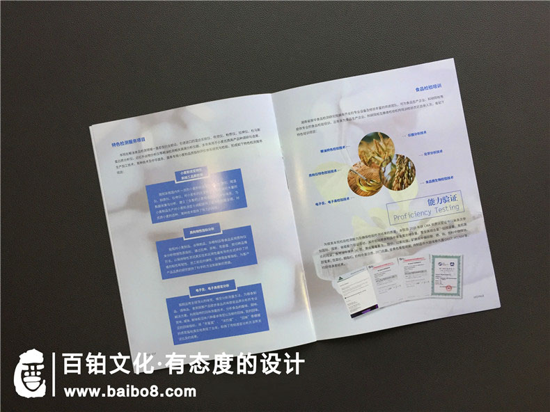 食品企業(yè)畫冊怎么設計